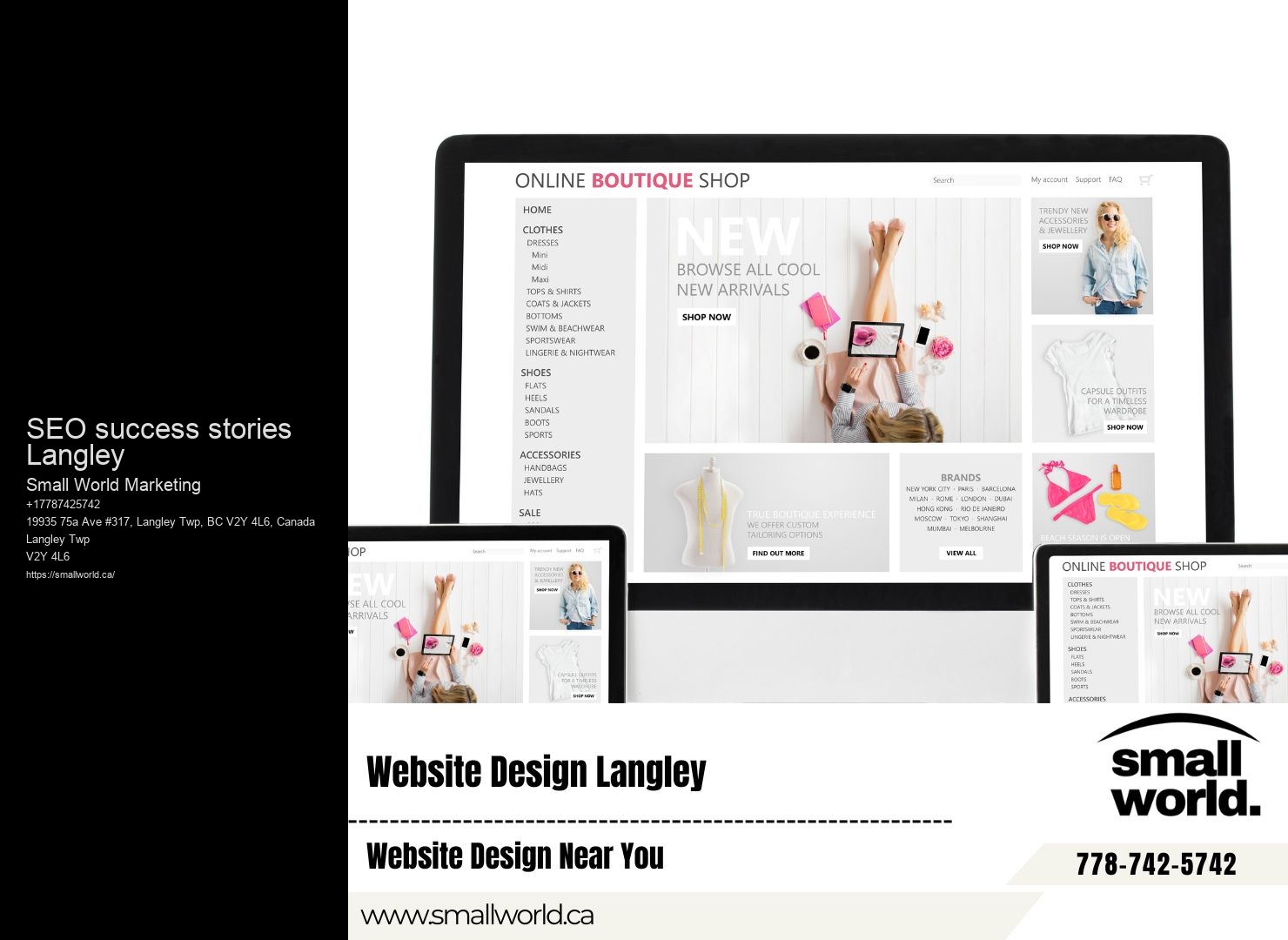 SEO success stories Langley digital marketing
